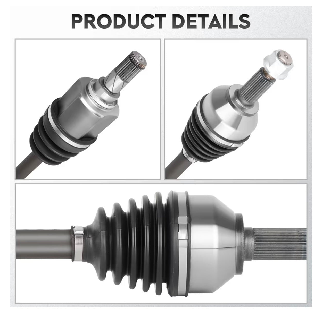 CV Axle FRONT Set for 07-13 Nissan Altima, 08-13 2.5L FWD Rogue and 14-15 2.5L FWD Rogue Select 39101JG02C 39100JG02C