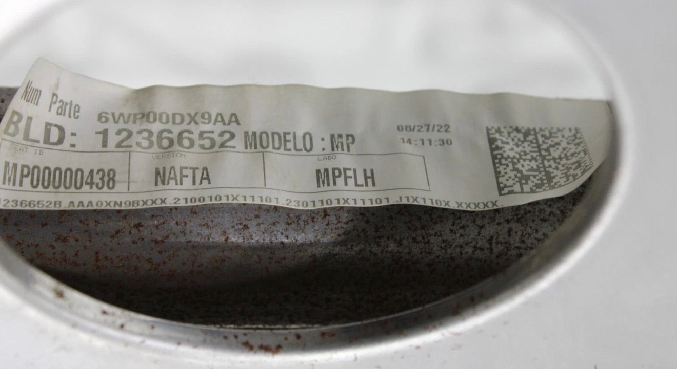 17-26 JEEP COMPASS FRONT LEFT DRIVER SIDE SEAT LOWER TRACK FRAME OEM 68254153AH