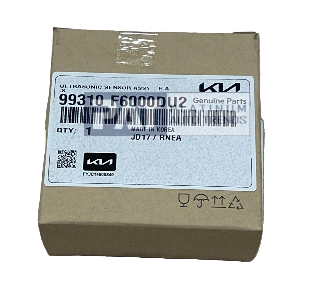 Brand New OEM Kia Parking Sensor Paint Matched 99310-F6000-DU2