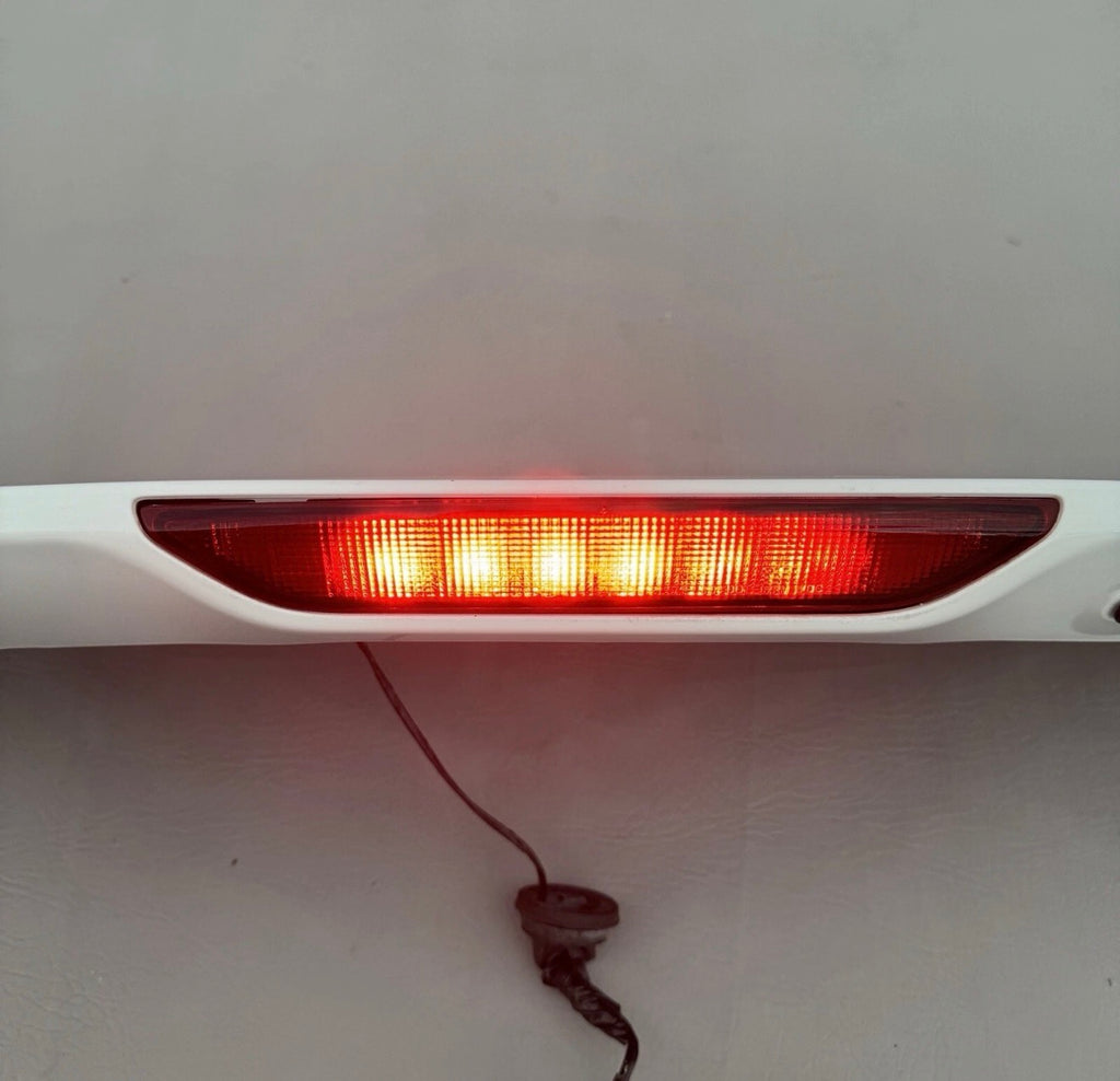 11-17 Jeep Compass Rear Hatch Lip Spoiler Wing w/ Led Brake Light White OEM 1SR65TZZAI