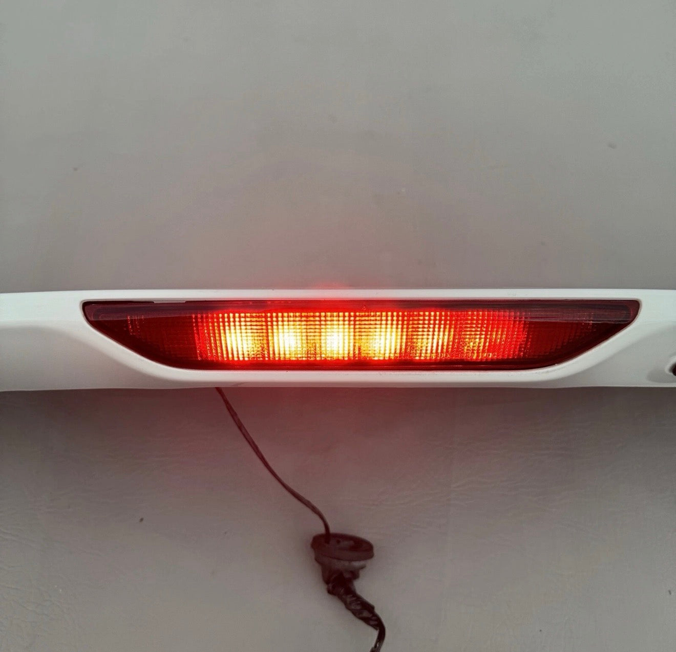 11-17 Jeep Compass Rear Hatch Lip Spoiler Wing w/ Led Brake Light White OEM 1SR65TZZAI