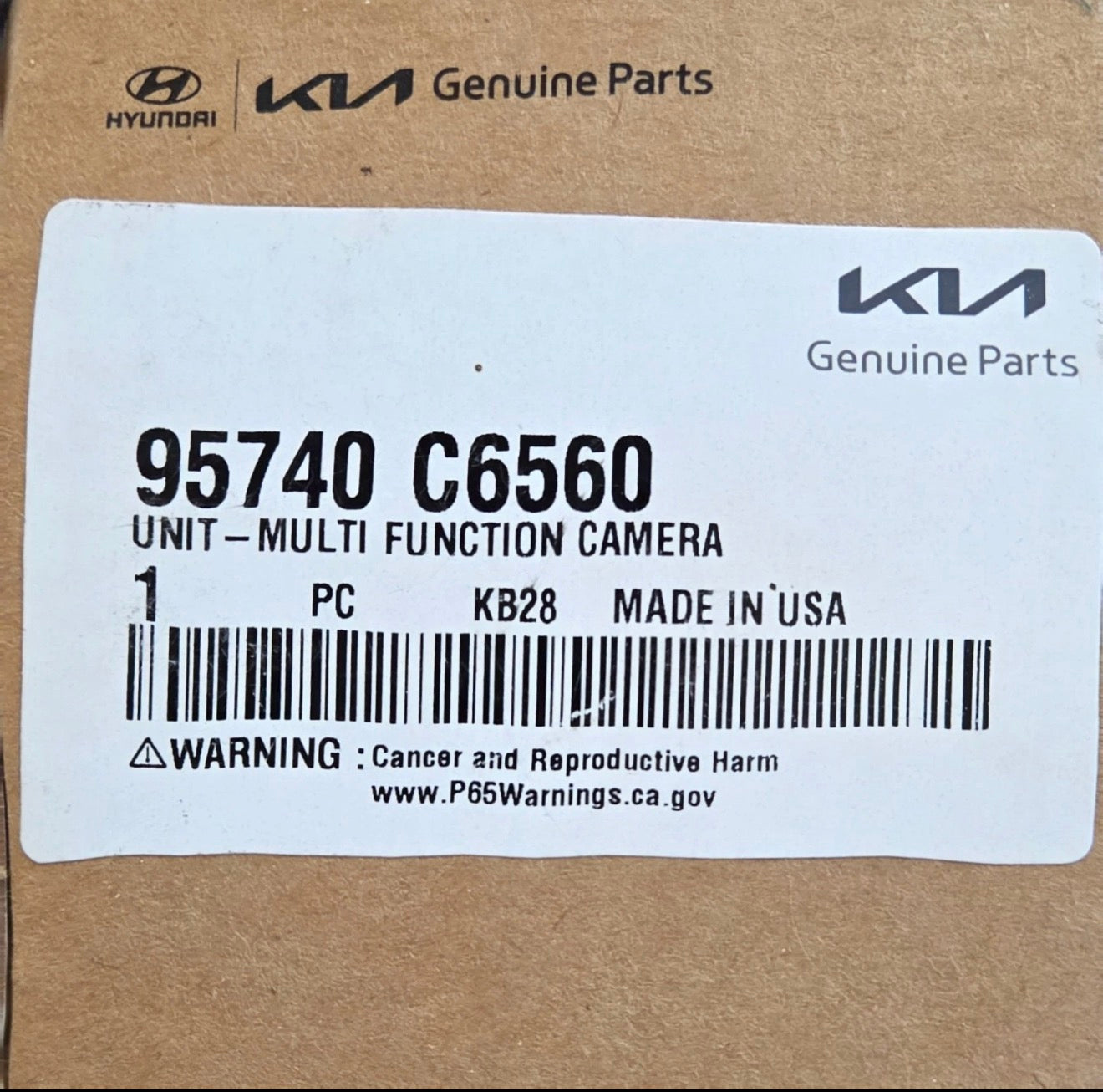 2019 - 2020 Kia Sportage Lane Assist Camera 95740-C6560