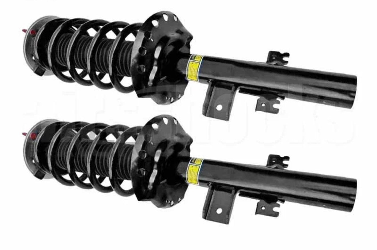Range Evoque Rover L538 12-19 Rear Shock Strut Assys w/o Magnetic Damping Pair