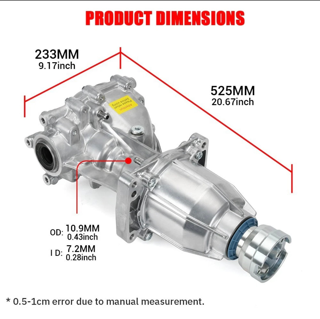 Rear Differential For 2014-2019 Ford Edge Escape MU7Z4000D CV6W-4B025-DF