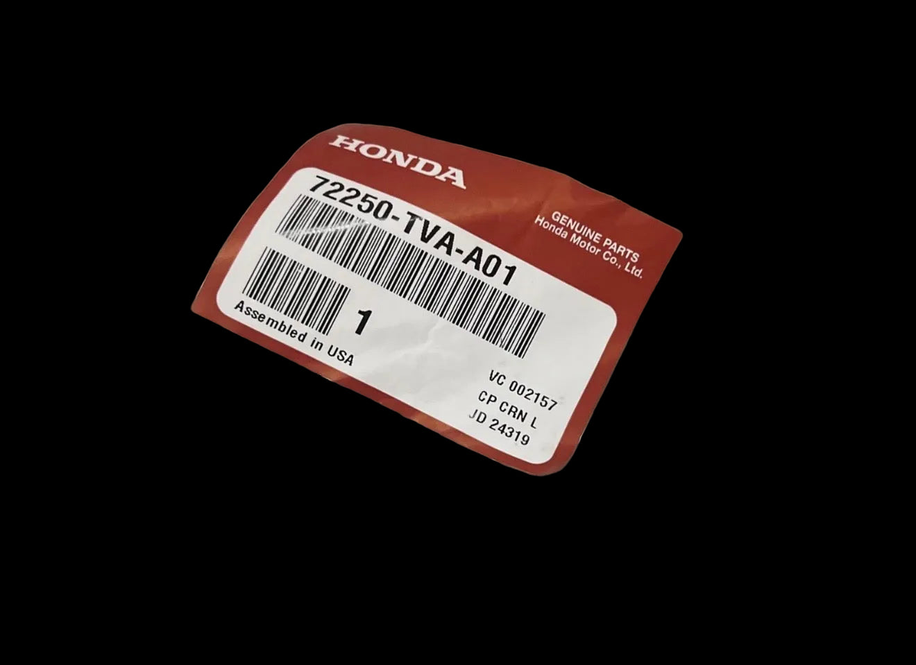 HONDA OEM Accord Left front window regulator 72250-TVA-A01