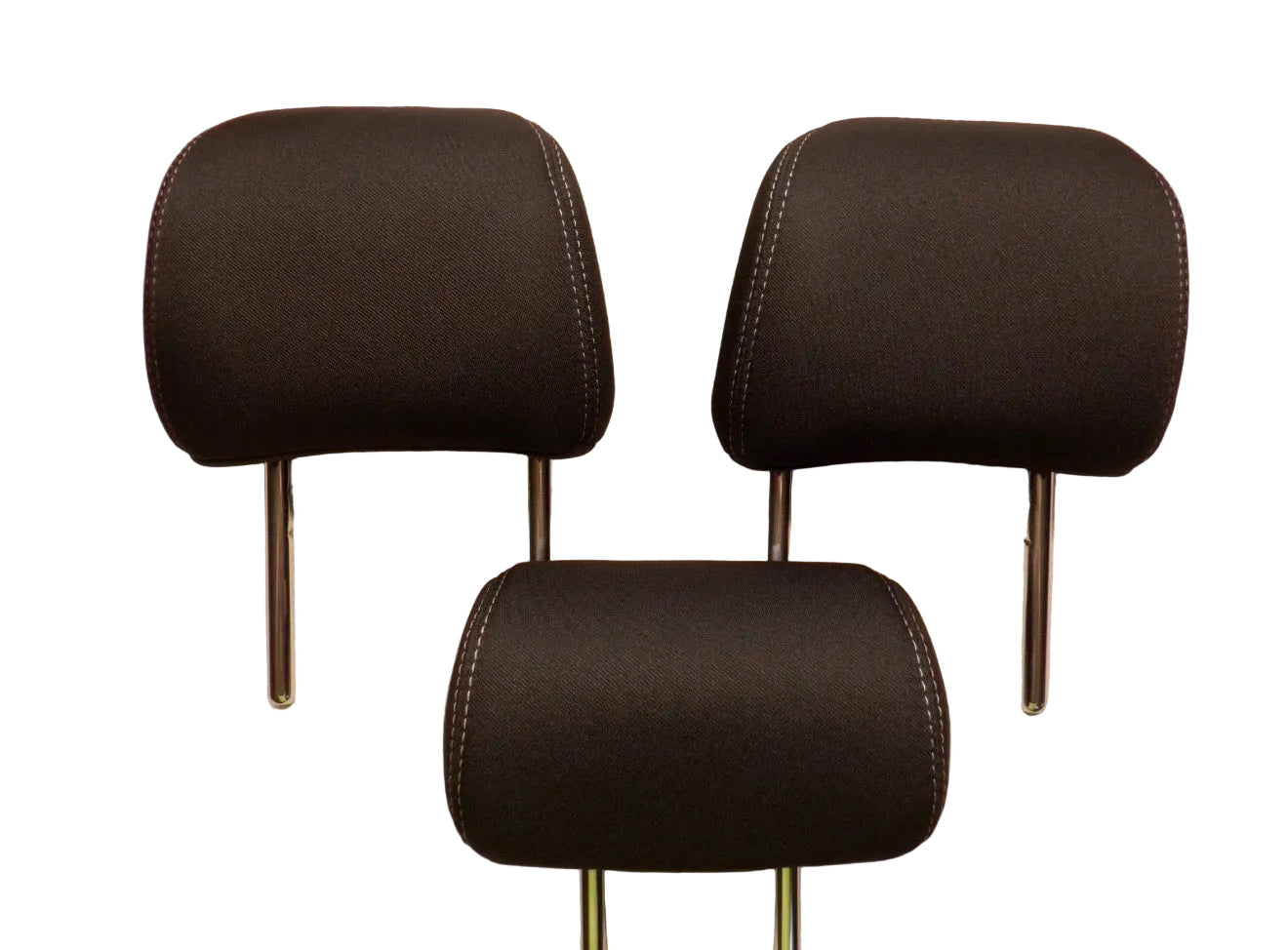 2022-2025 Kia Sportage Rear (2nd Row) Headrests Black Cloth Set of 3