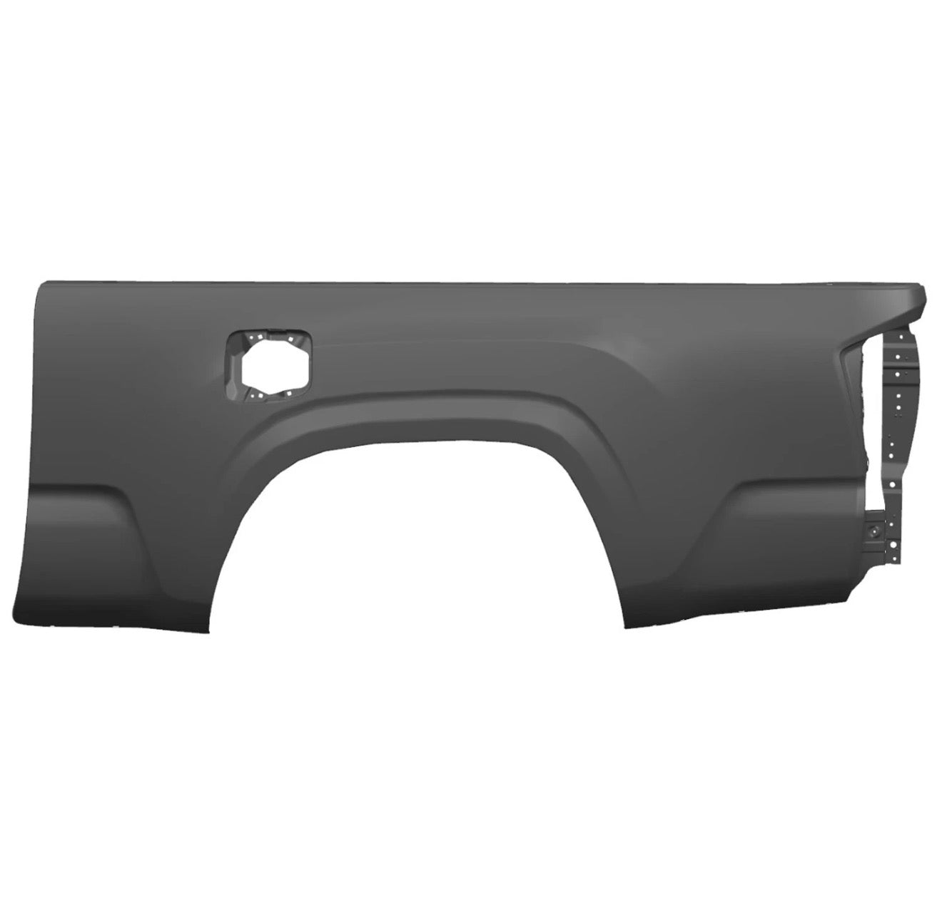 Driver Side Truck Bed Panel Steel Direct Replacement Fits 2016-2023 Tacoma
