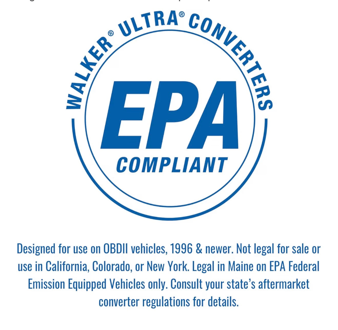 Walker Ultra EPA 14749 Direct Fit Catalytic Converter with Integrated Exhaust Manifold for Jeep Compass