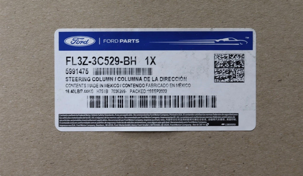 NEW OEM Ford Steering Column Assembly FL3Z-3C529-BH Expedition Navigator 18-21