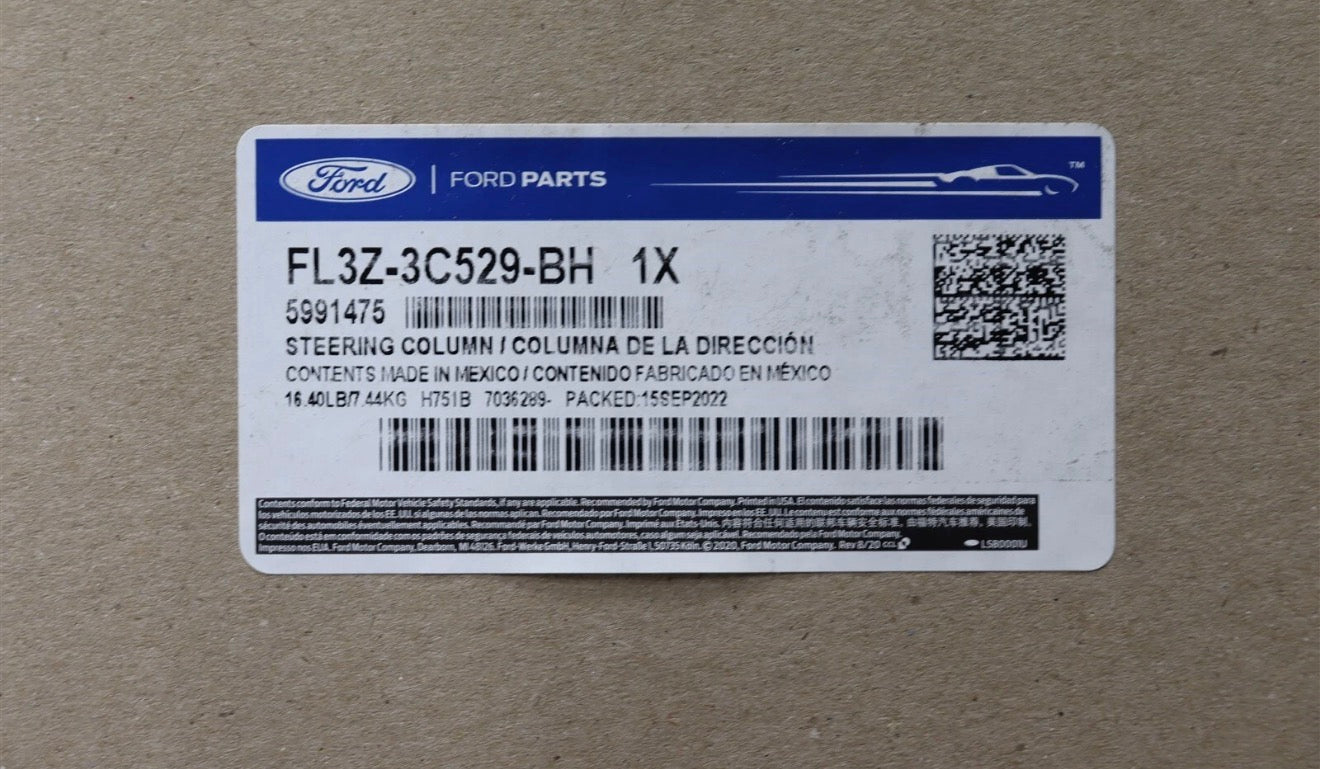 NEW OEM Ford Steering Column Assembly FL3Z-3C529-BH Expedition Navigator 18-21