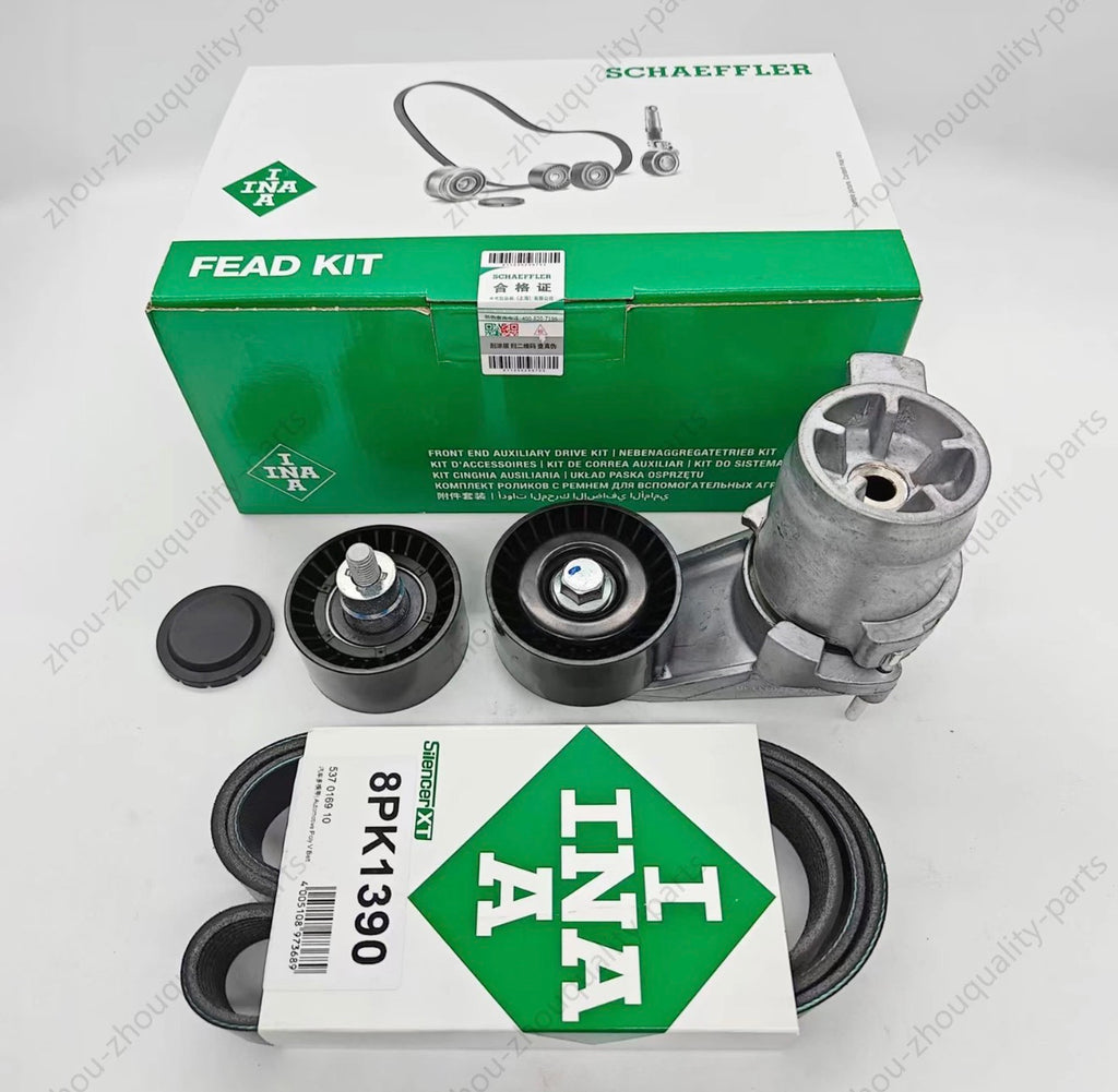 OEM INA Drive Belt Tensioner Pulley Kit For BMW 535i L6 3.0L 2011-2017 11288604266