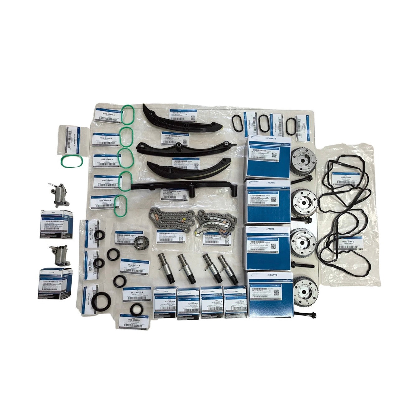 OEM KIT-32 TIMING CHAIN PIECES For 17-20 F-150 3.5L RAPTOR EXPEDITION DOHC TURBO A1663200325
