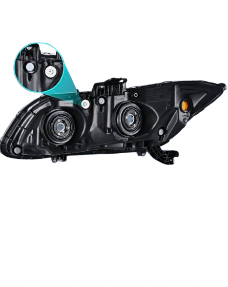 Headlights Assembly for 2012-2015 Honda Civic Sedan and Coupe with Black Housing