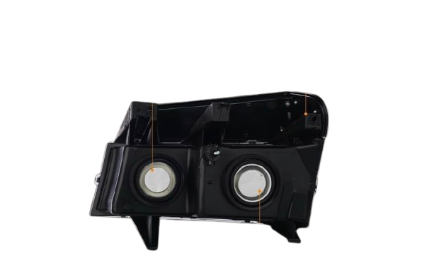 LED DRL Headlight, Headlights Assembly Kit Compatible with 2004-2012 Chevy Colorado, Compatible with 2004-2012 GMC Canyon