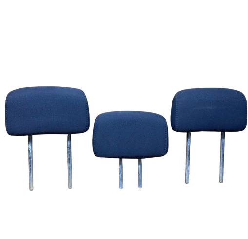 2009-2012 Dodge Ram Back Seat Rear Headrest Set BLACK Cloth
