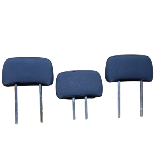 2009-2012 Dodge Ram Back Seat Rear Headrest Set BLACK Cloth